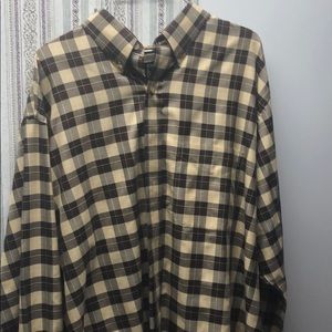 Jos A. Bank travelers collection plaid shirt
